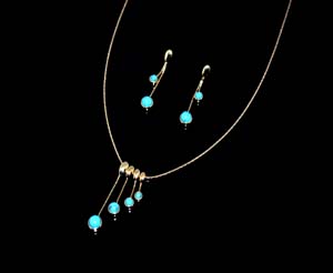 NECKLACE,EARRINGS,GOLD PLATED,KOREA,CHINA,UAE