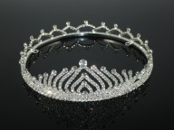 FULL ROUND BRIDES HAIR CROWN,  BRIDES WEDDING HAIR WEAR ACCESSORIES, TIARA, TIJAN