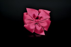 Ribbon Bow Hair Clip, Women Hair Clip, Rosewood Hair Bow Claw Clip