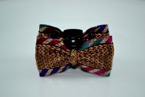 ZARI EMBROIDERY HAIR CLIPS, GOLDEN ZARI, SILVER ZARI, HAND CRAFTED, KOREA CLIP