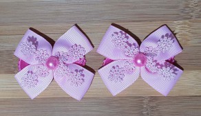 Pink Hair Tie, Pink Hair Band, Pink Hair Clip, Pink Lace Hair clip, Pink School Hair Clip